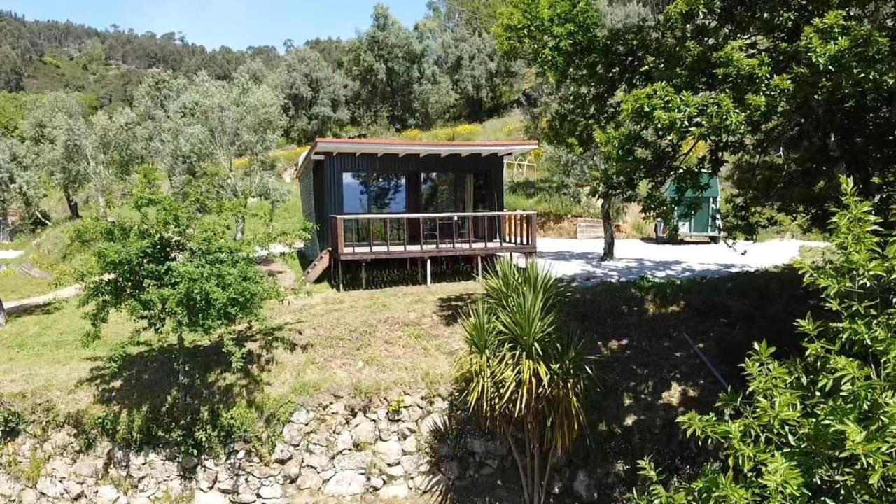 Cabin Quinta Pomar Do Pontido Кабесейраш-ди-Башту Экстерьер фото